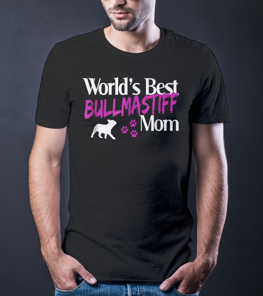 World's Best Bullmastiff Dog Mom Owners21 T-Shirt