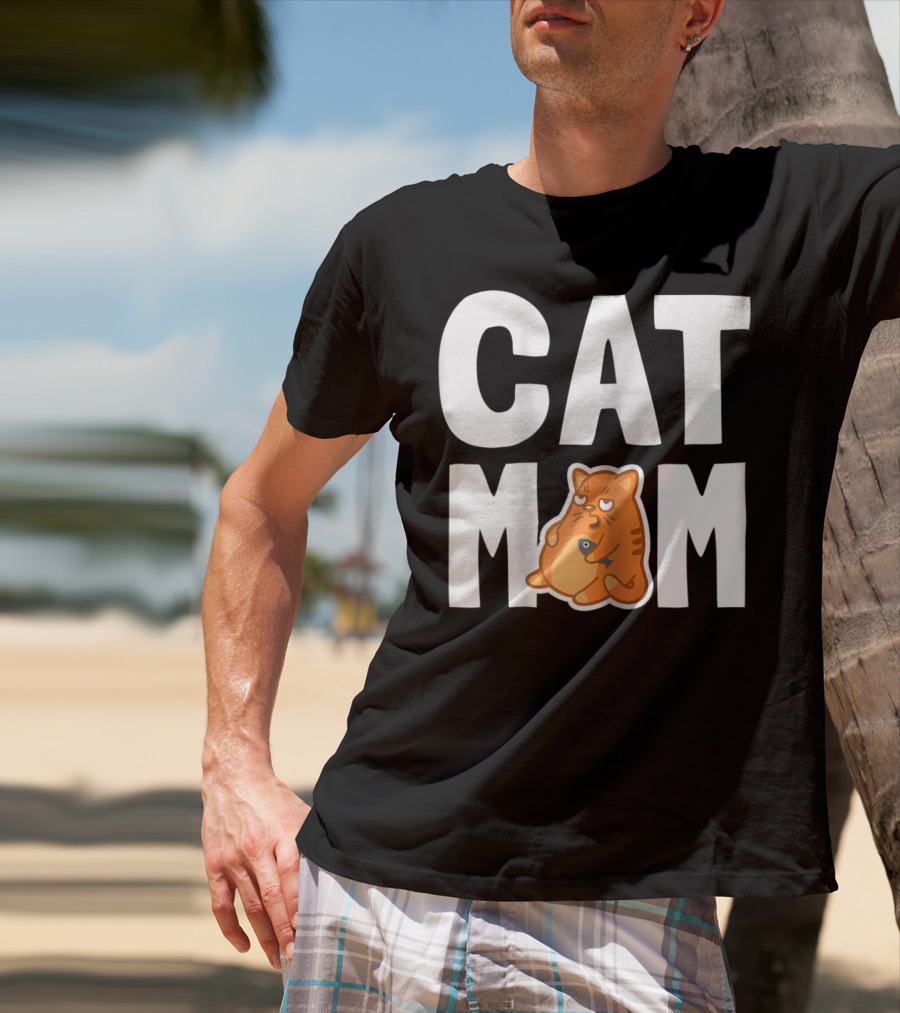 CAT MOM I Cool Pet Owner Mother T-Shirt