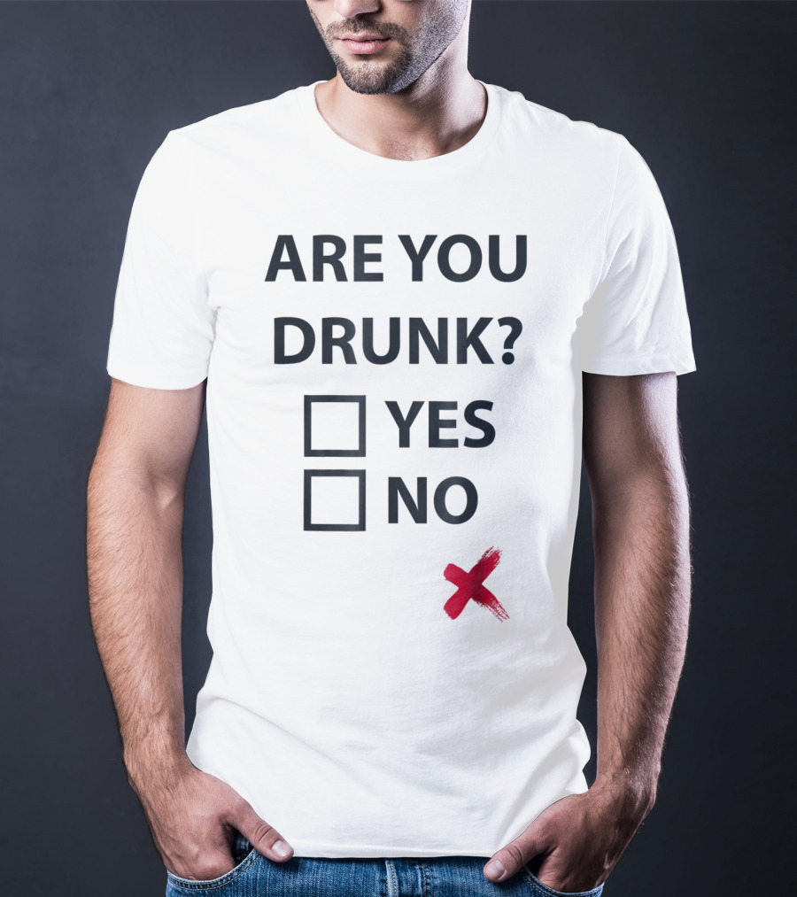Are You Drunk Yes No X Christmas Beer Mom I Love Day Drinking T-Shirt