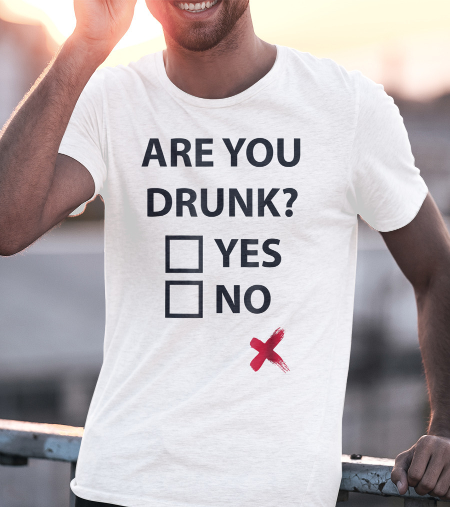 Are You Drunk Yes No X Christmas Beer Mom I Love Day Drinking T-Shirt