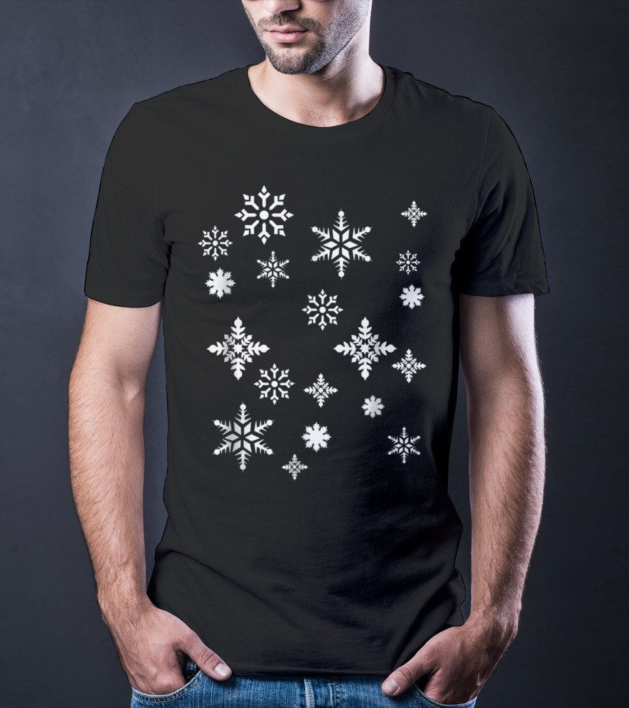 Christmas Snowflakes Holiday Family Winter Snow T-Shirt