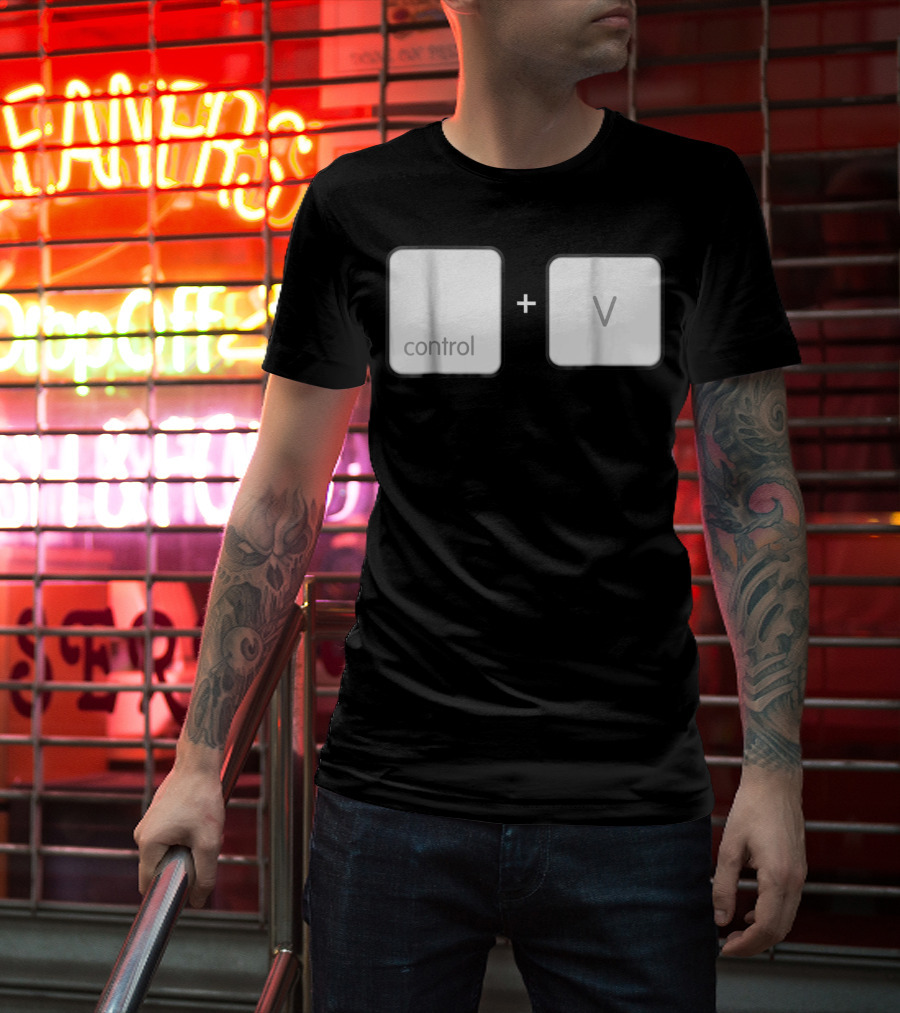 Control V Plus Daddy Daughter Copy And Paste T-Shirt