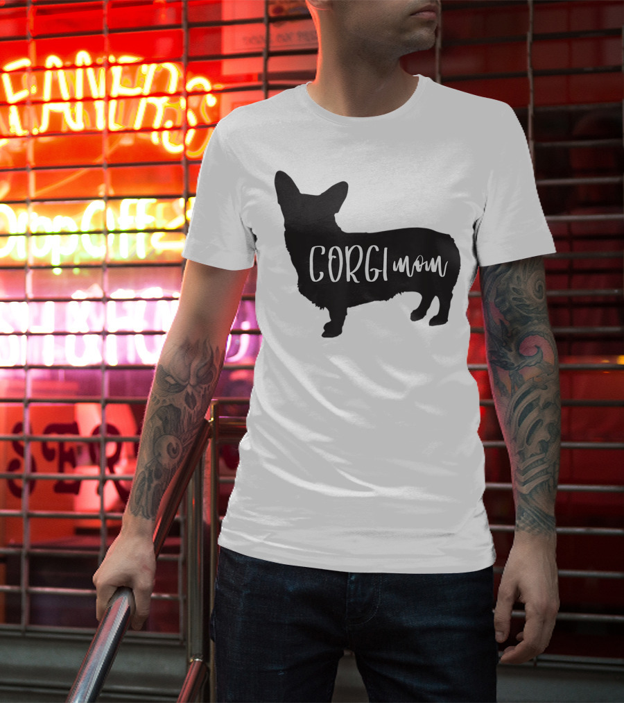 Corgi Mom Corgi Dog T-Shirt