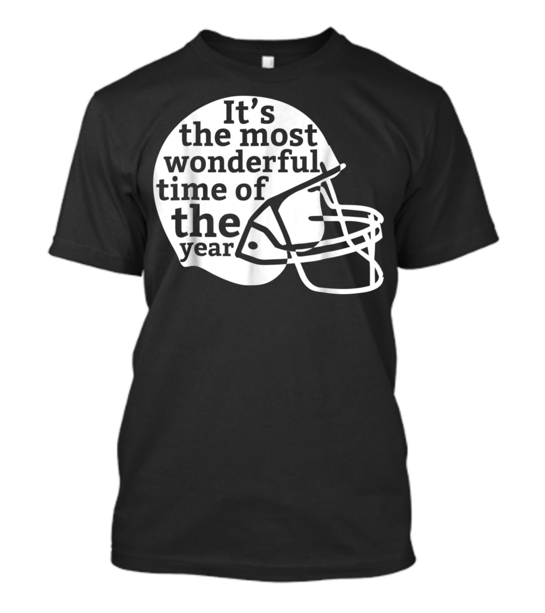 It's The Most Wonderful Time Of The Year Football Helmet T-Shirt