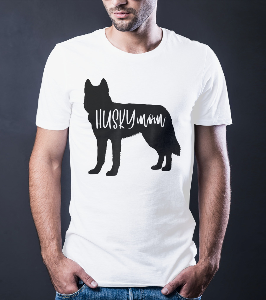 Husky Mom Cute Siberian Dog Mom T-Shirt