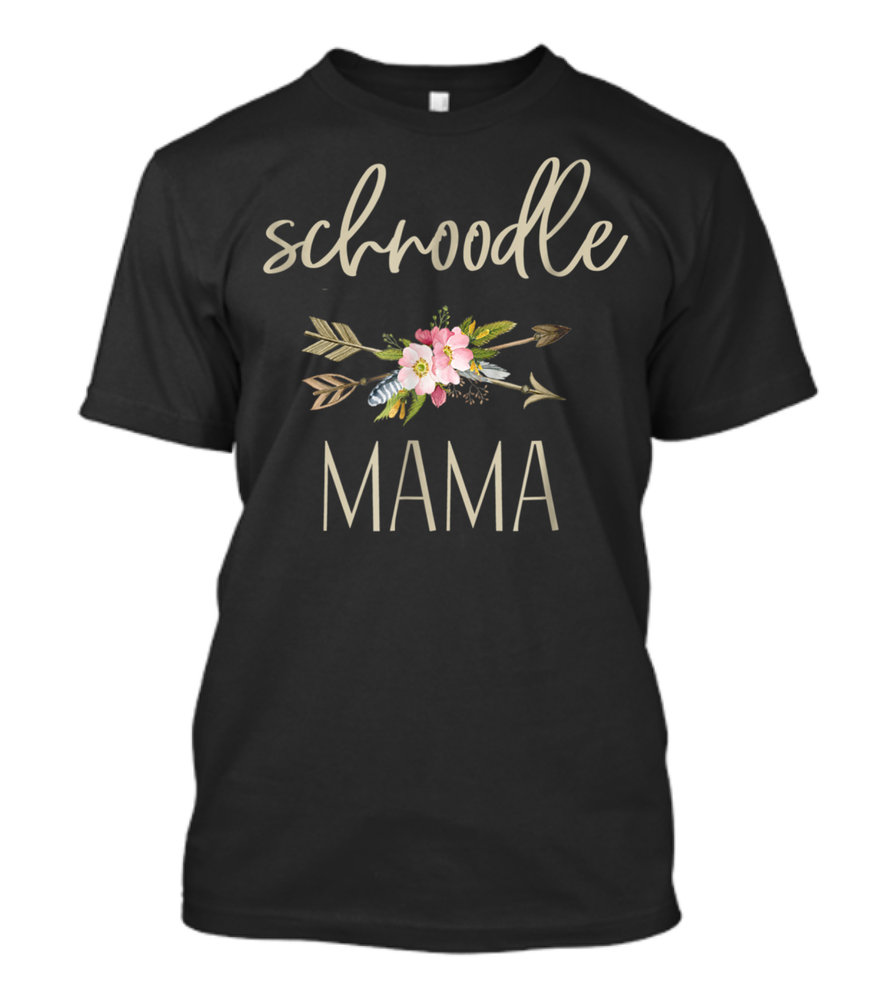 Schnoodle Mama Floral Arrow T-Shirt