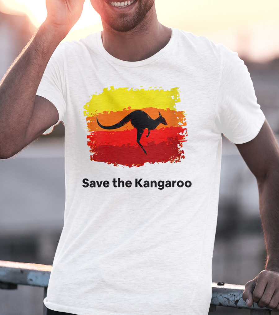 Save The Kangaroo Pray For Australia Rain T-Shirt