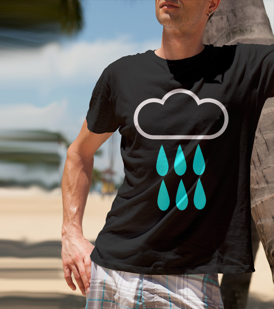 Rain For Australia Beneath The Cloud Droplets T-Shirt