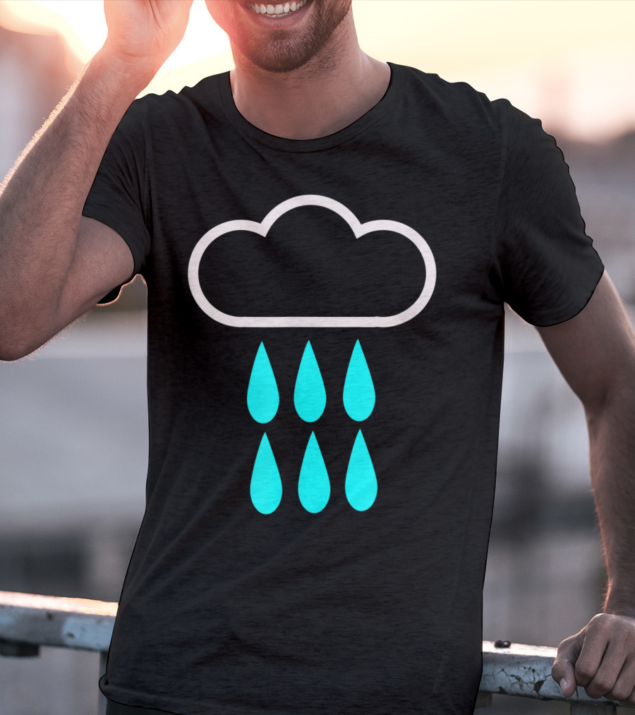 Rain For Australia Beneath The Cloud Droplets T-Shirt