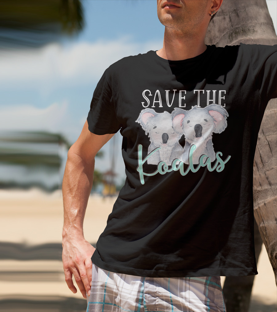 Save The Koalas Lovers Australia Strong Save The Koalas T-Shirt