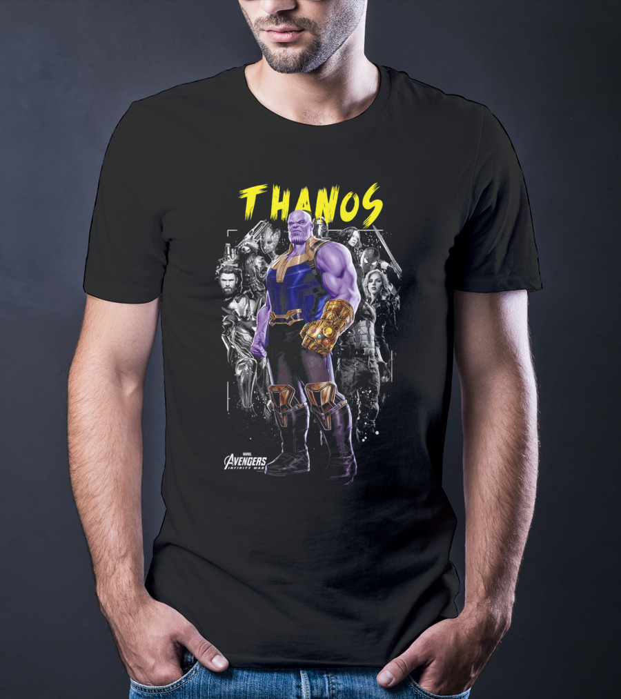 Marvel Avengers Infinity War Thanos Character T-Shirt