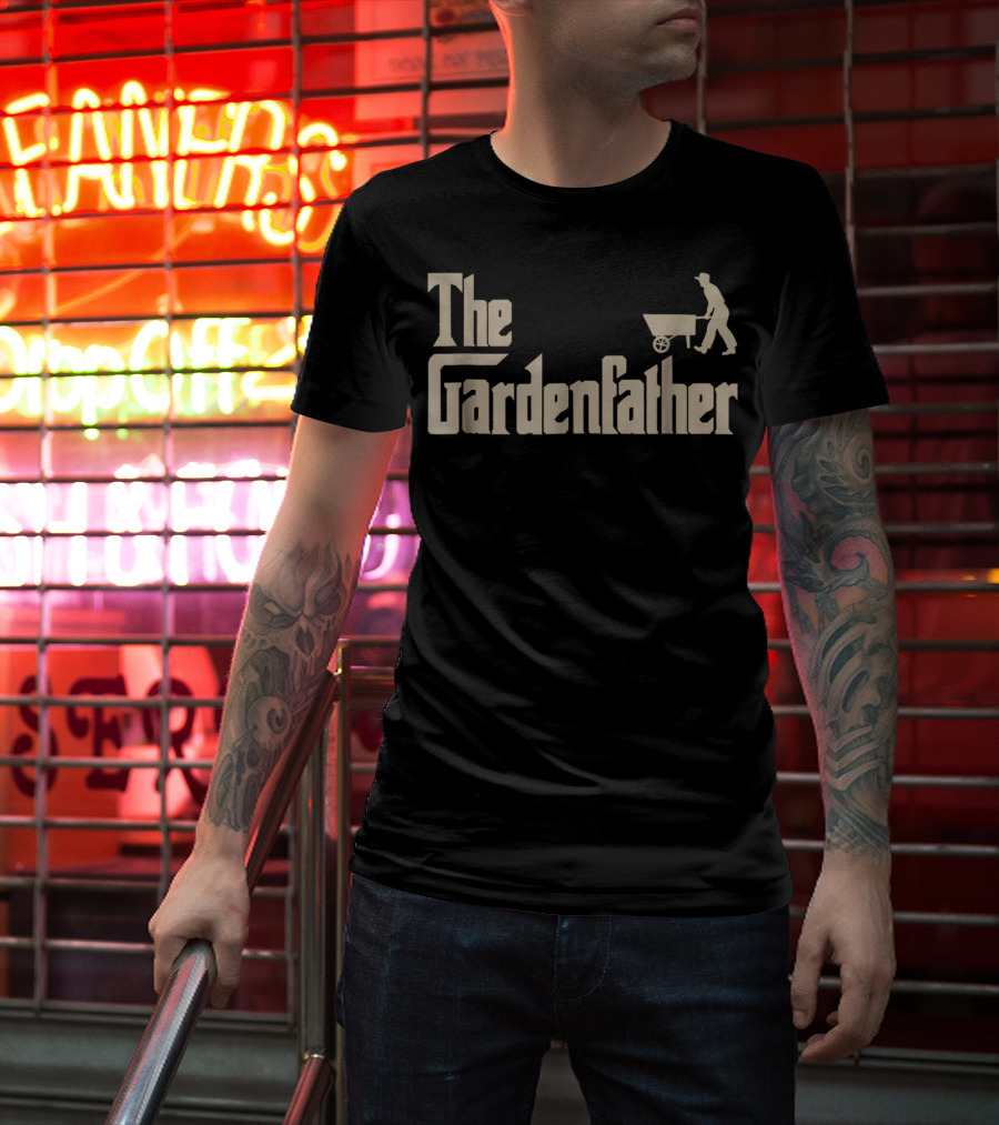 The Gardenfather Mens Best Gardening Father T-Shirt