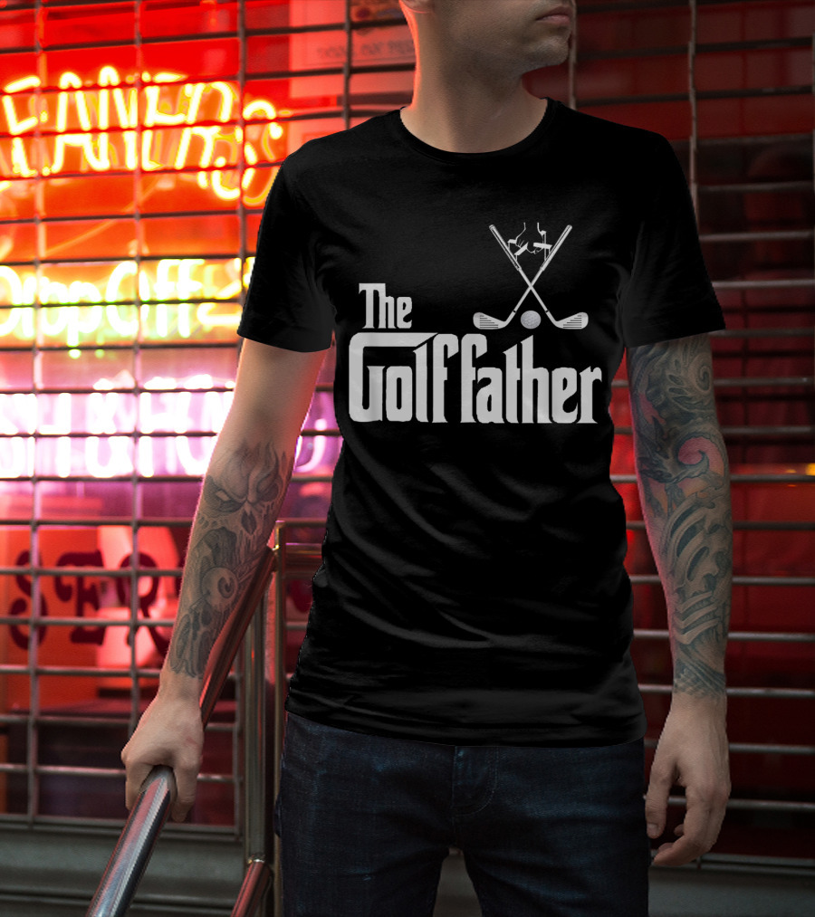 The Golffather Funny Golfing Father Iconic T-Shirt