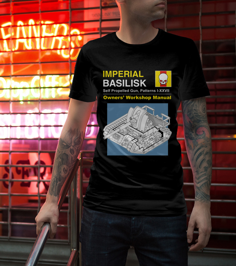IMPERIAL BASILISK Self Propelled Gun Owners' Workshop Manual T-Shirt