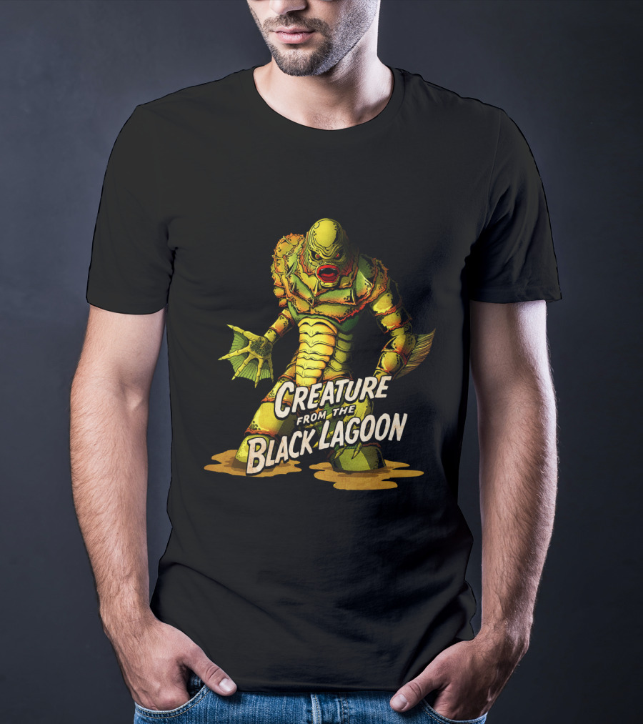 Creature From The Black Lagoon Monster Retro Fan T-Shirt