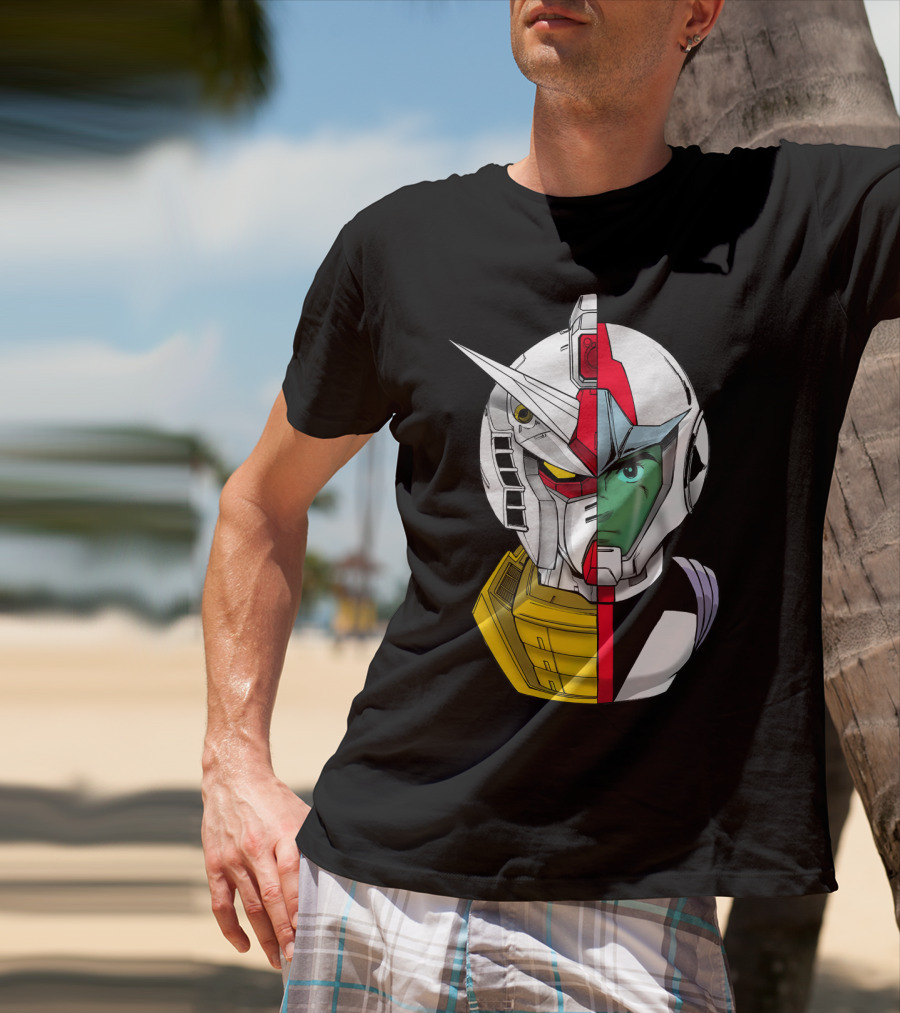 GUNDAM RX-78-2 And RX-79 Dual Face T-Shirt