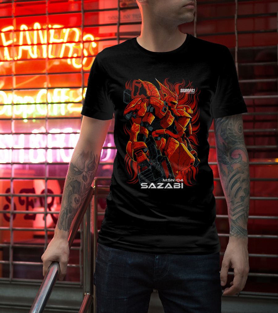 Snapfit MSN-04 Sazabi Gundam T-Shirt