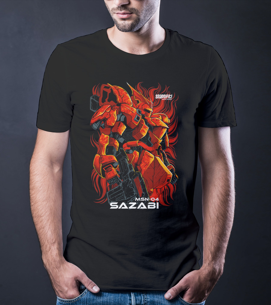 Snapfit MSN-04 Sazabi Gundam T-Shirt