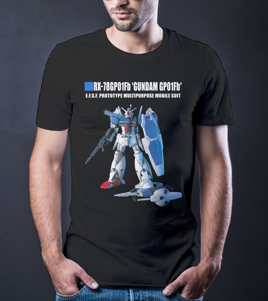 RX-78GP01Fb Gundam GP01Fb E.F.S.F. Prototype Multipurpose Mobile Suit T-Shirt