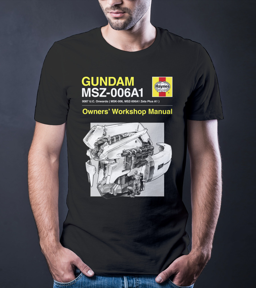 Gundam MSZ-006A1 Zeta Plus Owners' Workshop Manual Haynes 0087 U.C. Onwards T-Shirt