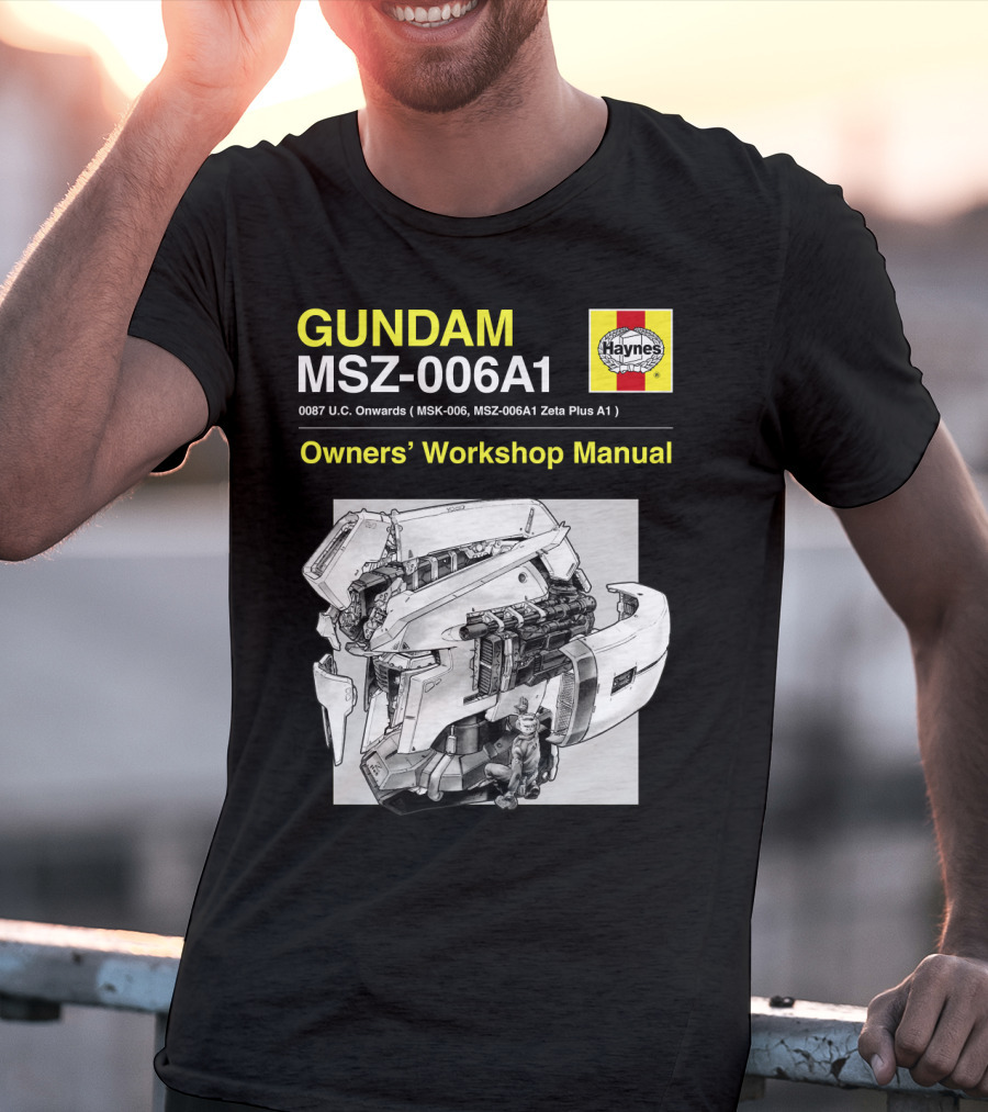 Gundam MSZ-006A1 Zeta Plus Owners' Workshop Manual Haynes 0087 U.C. Onwards T-Shirt