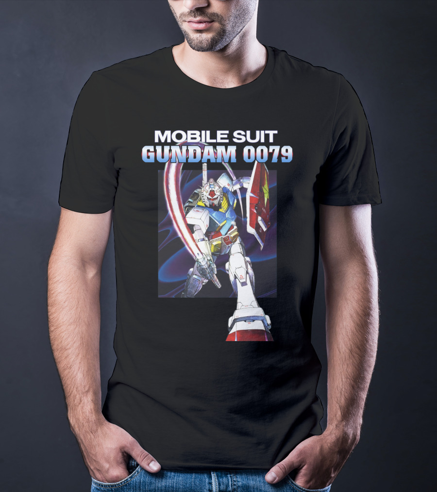 Mobile Suit Gundam 0079 Mecha Warrior Action Pose T-Shirt