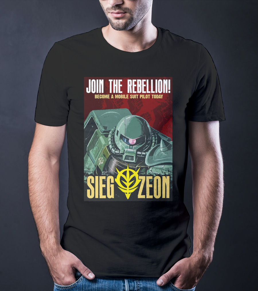 Join The Rebellion Become A Mobile Suit Pilot Today Sieg Zeon T-Shirt
