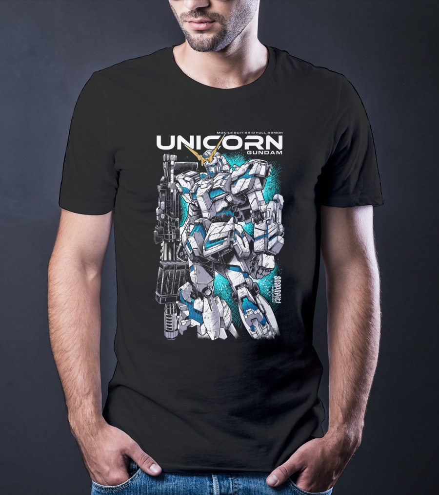 Mobile Suit RX-0 Full Armor Unicorn Gundam T-Shirt