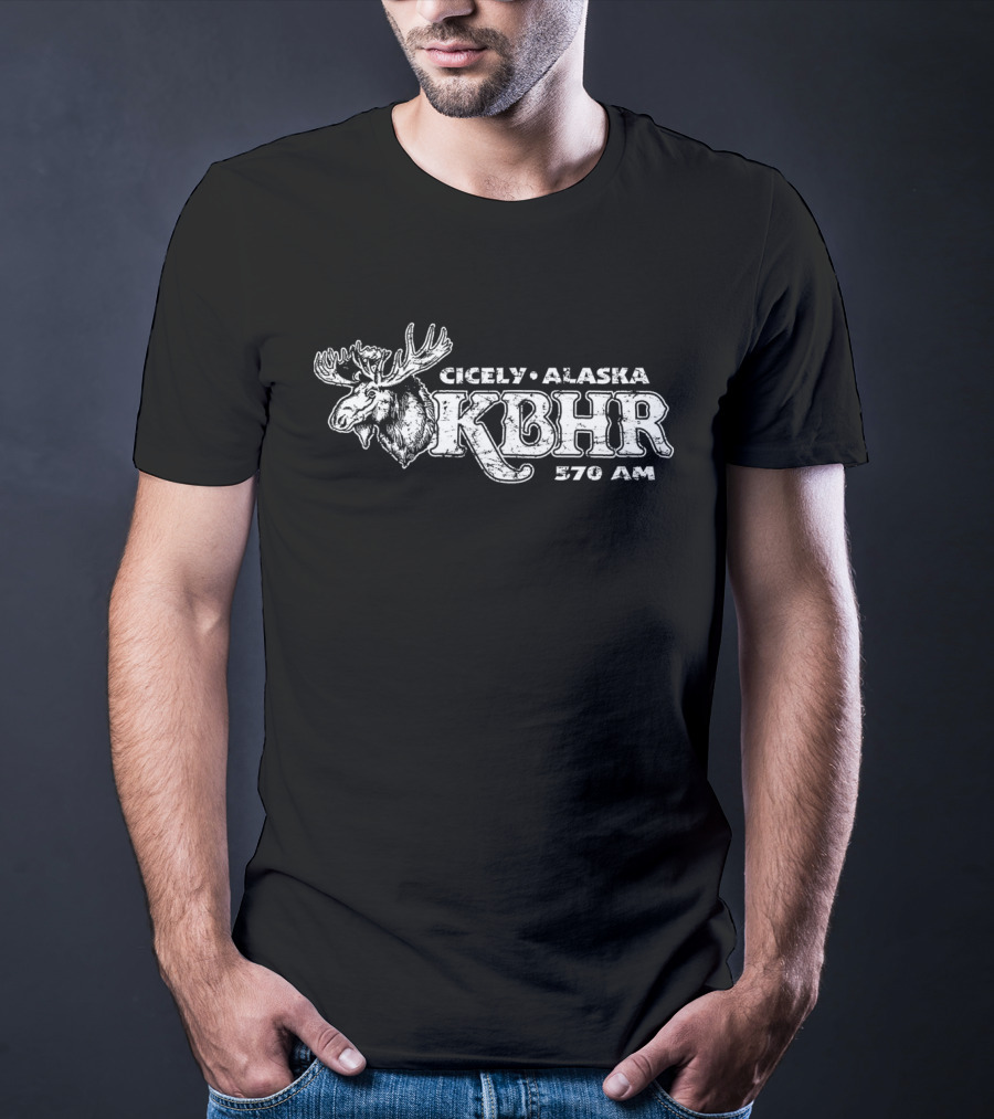 Cicely Alaska KBHR 570 AM Moose Radio T-Shirt