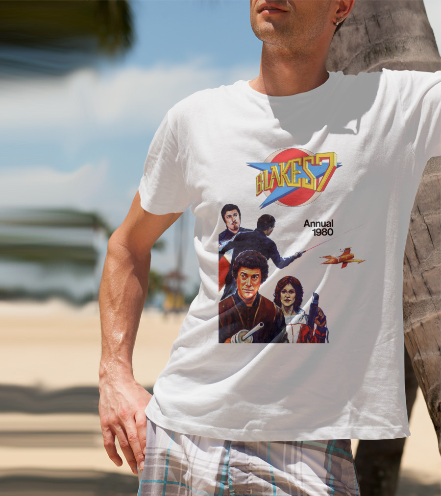 Blake's 7 Annual 1980 Classic Sci-Fi Series Cover T-Shirt