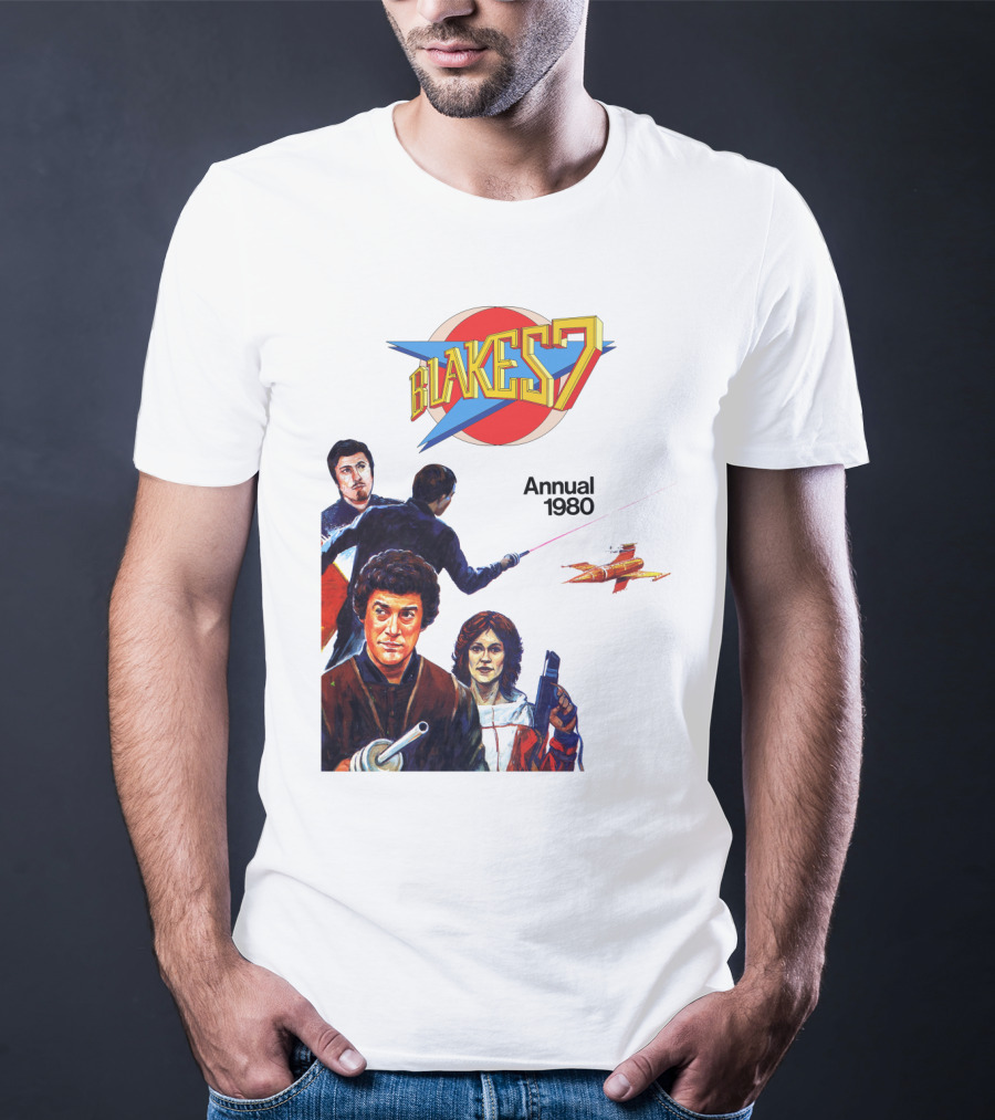 Blake's 7 Annual 1980 Classic Sci-Fi Series Cover T-Shirt