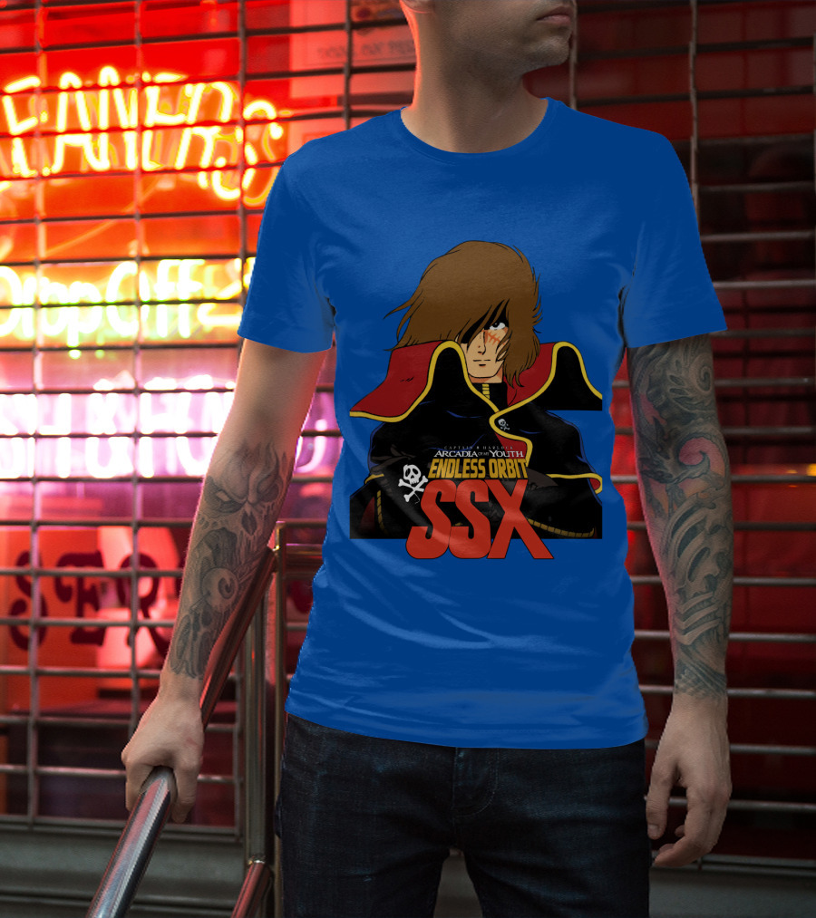 Captain Harlock Arcadia Of My Youth Endless Orbit SSX T-Shirt