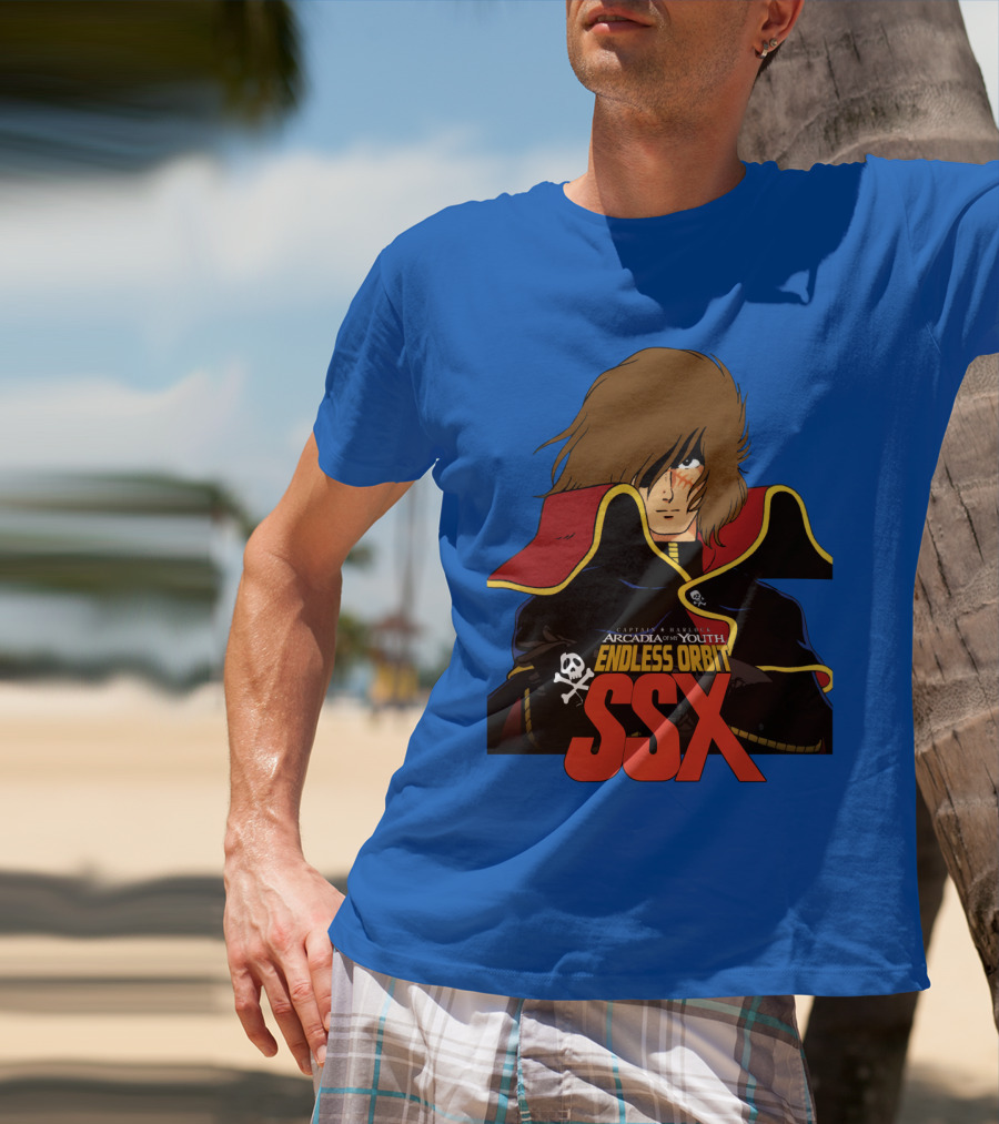 Captain Harlock Arcadia Of My Youth Endless Orbit SSX T-Shirt