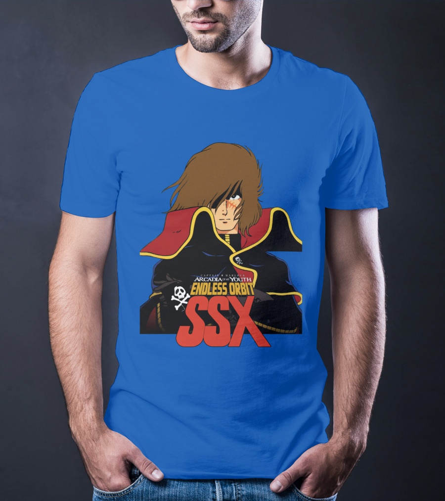 Captain Harlock Arcadia Of My Youth Endless Orbit SSX T-Shirt