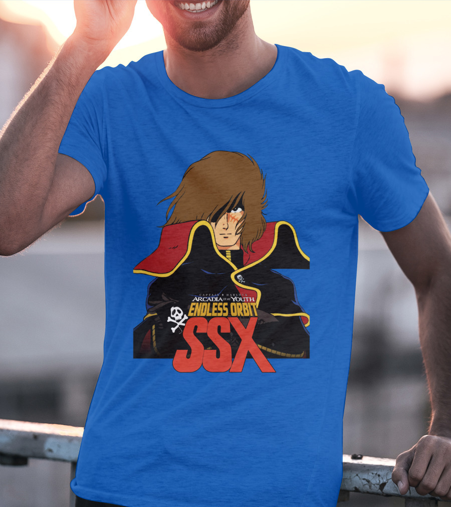 Captain Harlock Arcadia Of My Youth Endless Orbit SSX T-Shirt