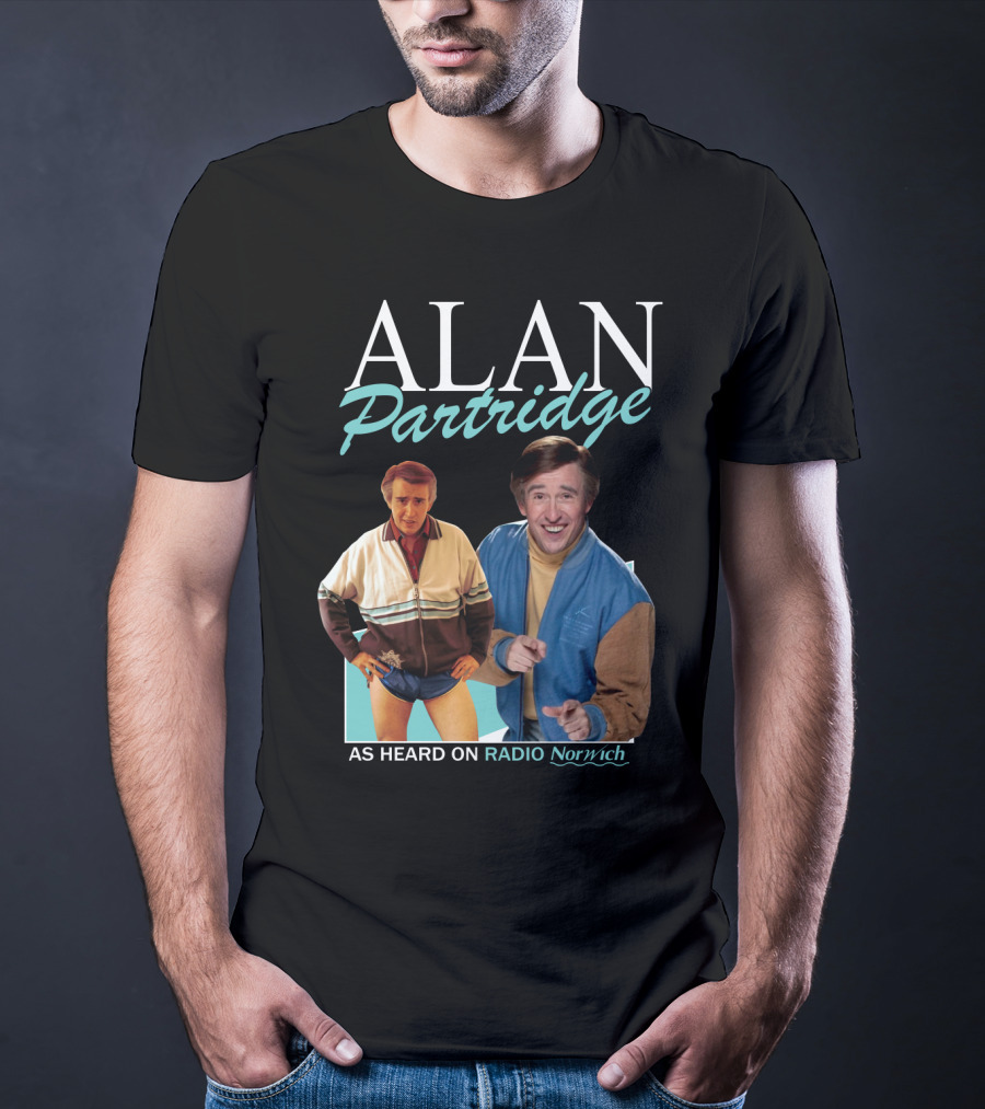 ALAN Partridge As Heard On RADIO Norwich T-Shirt