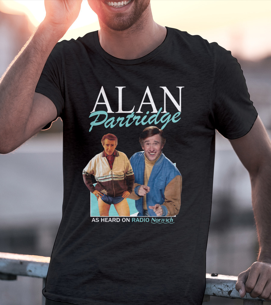 ALAN Partridge As Heard On RADIO Norwich T-Shirt