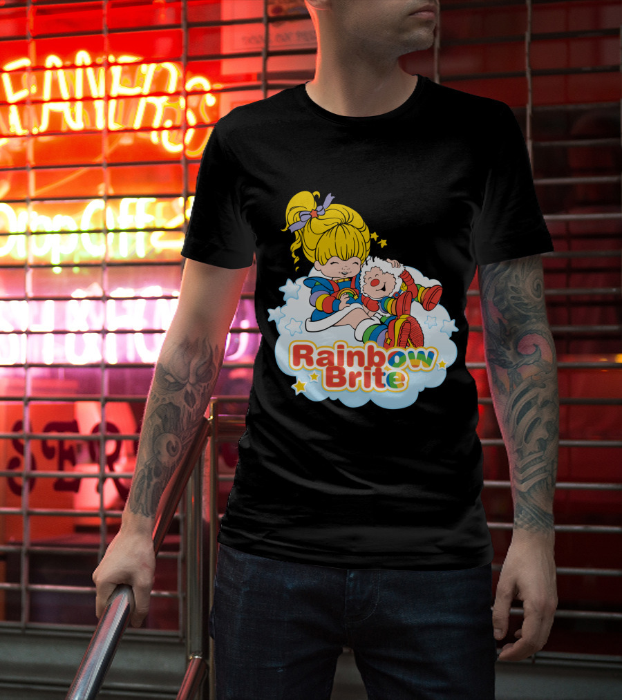Rainbow Brite And Twink Smiling Happiness Cloud Adventure T-Shirt
