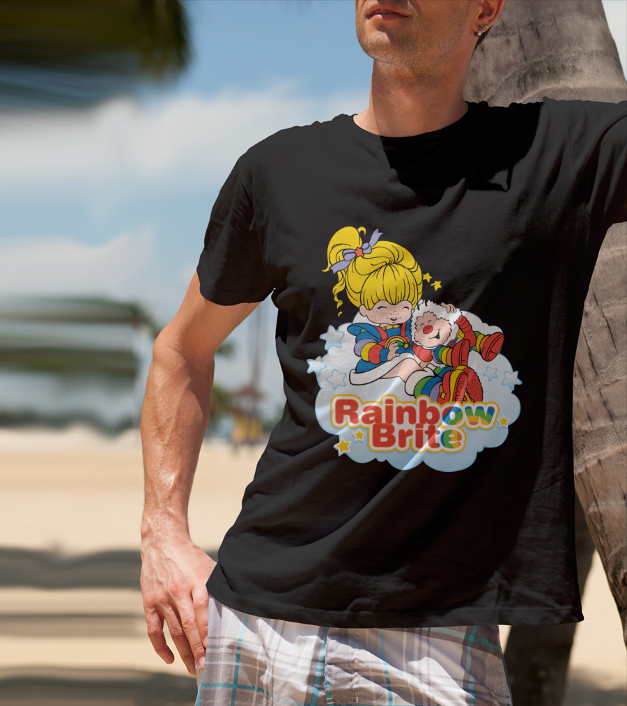 Rainbow Brite And Twink Smiling Happiness Cloud Adventure T-Shirt
