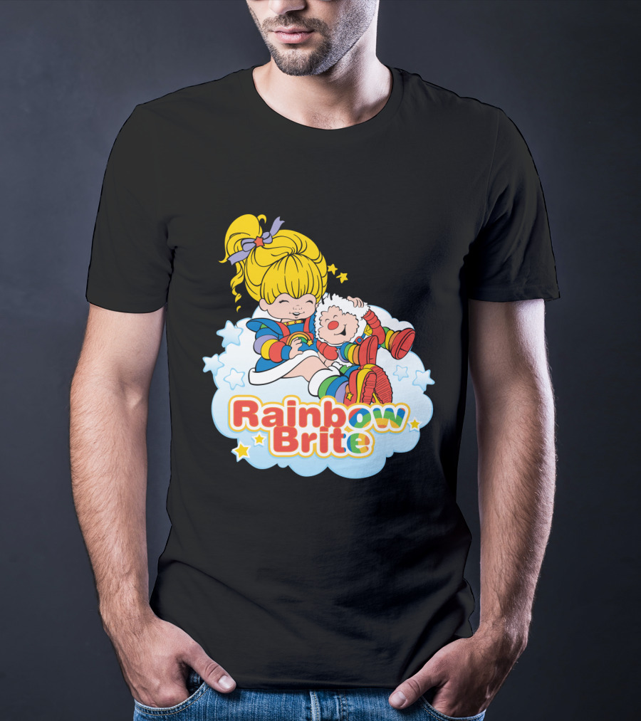 Rainbow Brite And Twink Smiling Happiness Cloud Adventure T-Shirt
