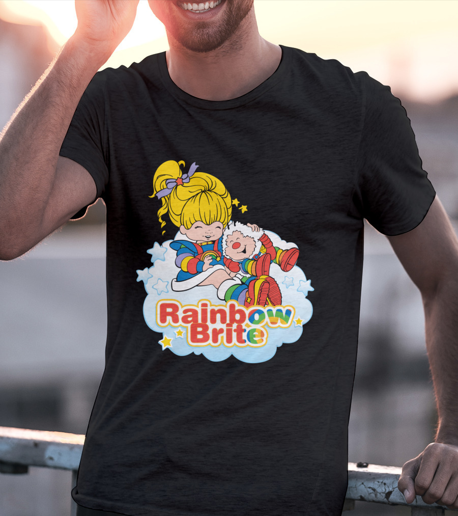 Rainbow Brite And Twink Smiling Happiness Cloud Adventure T-Shirt