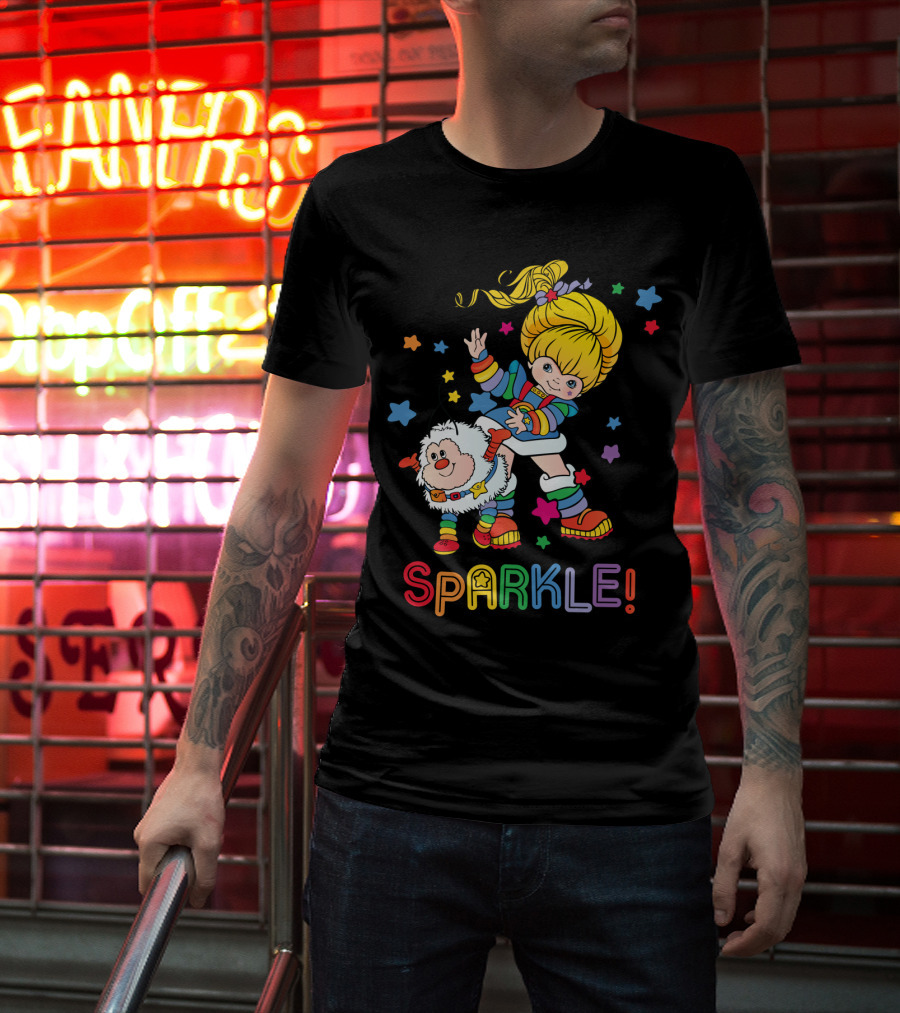 Rainbow Brite Sparkle Colorful Adventure With Twinkling Stars T-Shirt