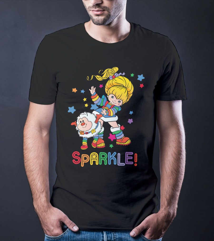 Rainbow Brite Sparkle Colorful Adventure With Twinkling Stars T-Shirt