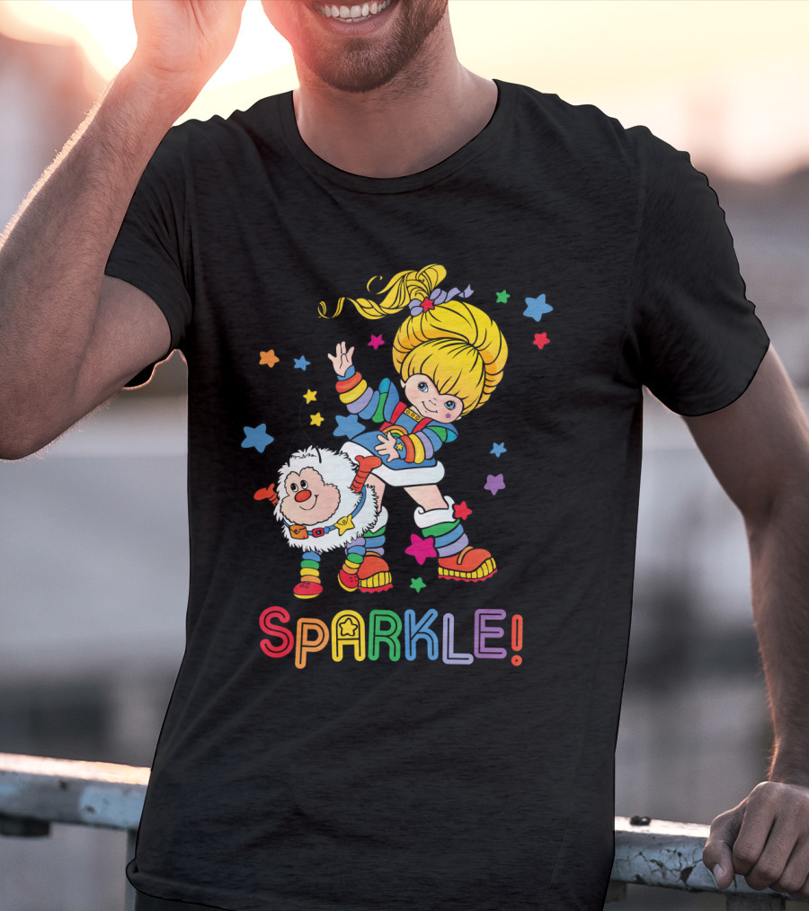 Rainbow Brite Sparkle Colorful Adventure With Twinkling Stars T-Shirt