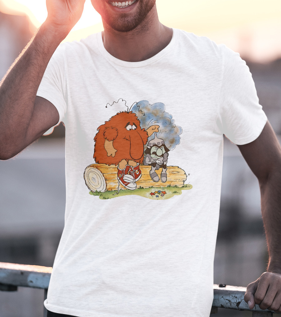 Rainbow Brite Murky Lurky And Cloudy Gloom On Log T-Shirt