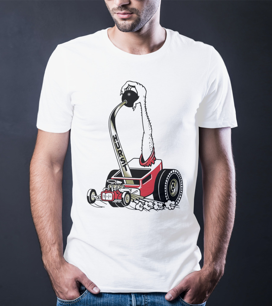 Hurst Floor Shift Monster Hot Rod Racing T-Shirt