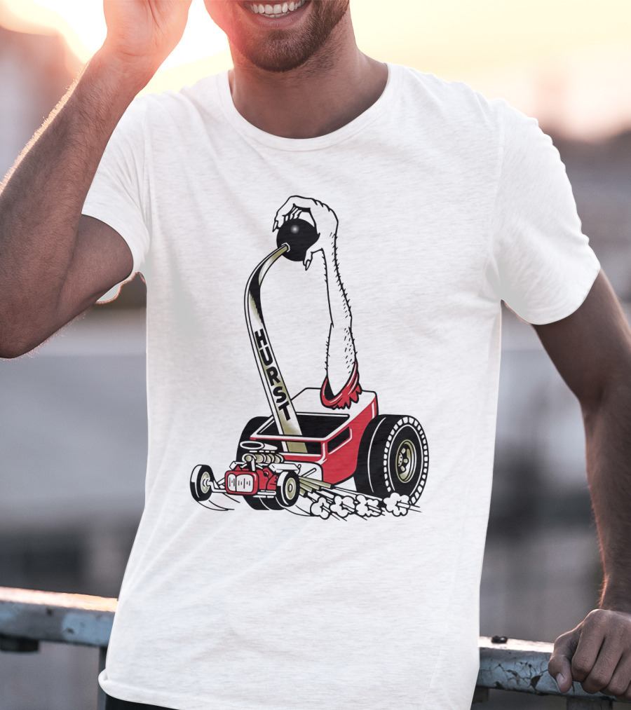 Hurst Floor Shift Monster Hot Rod Racing T-Shirt
