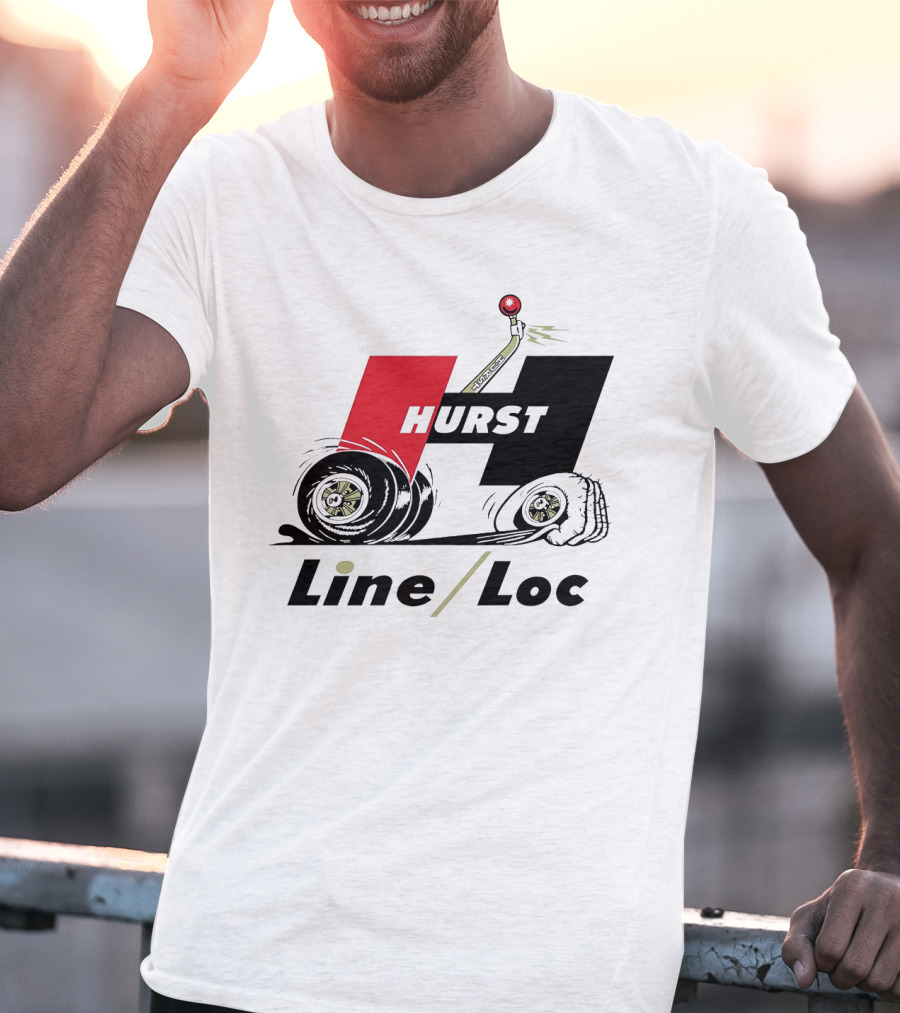 Hurst Line Loc Racing Tire Burnout T-Shirt