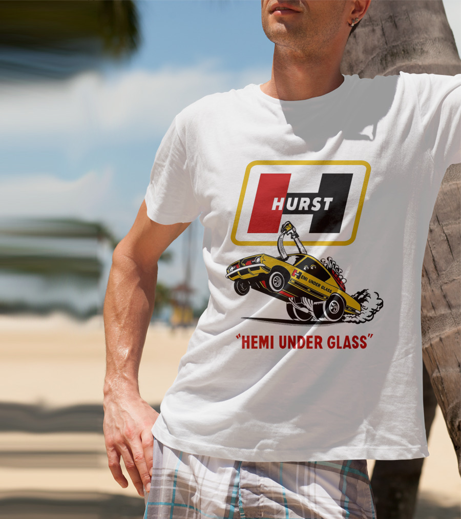 Hurst Hemi Under Glass Wheelstand T-Shirt