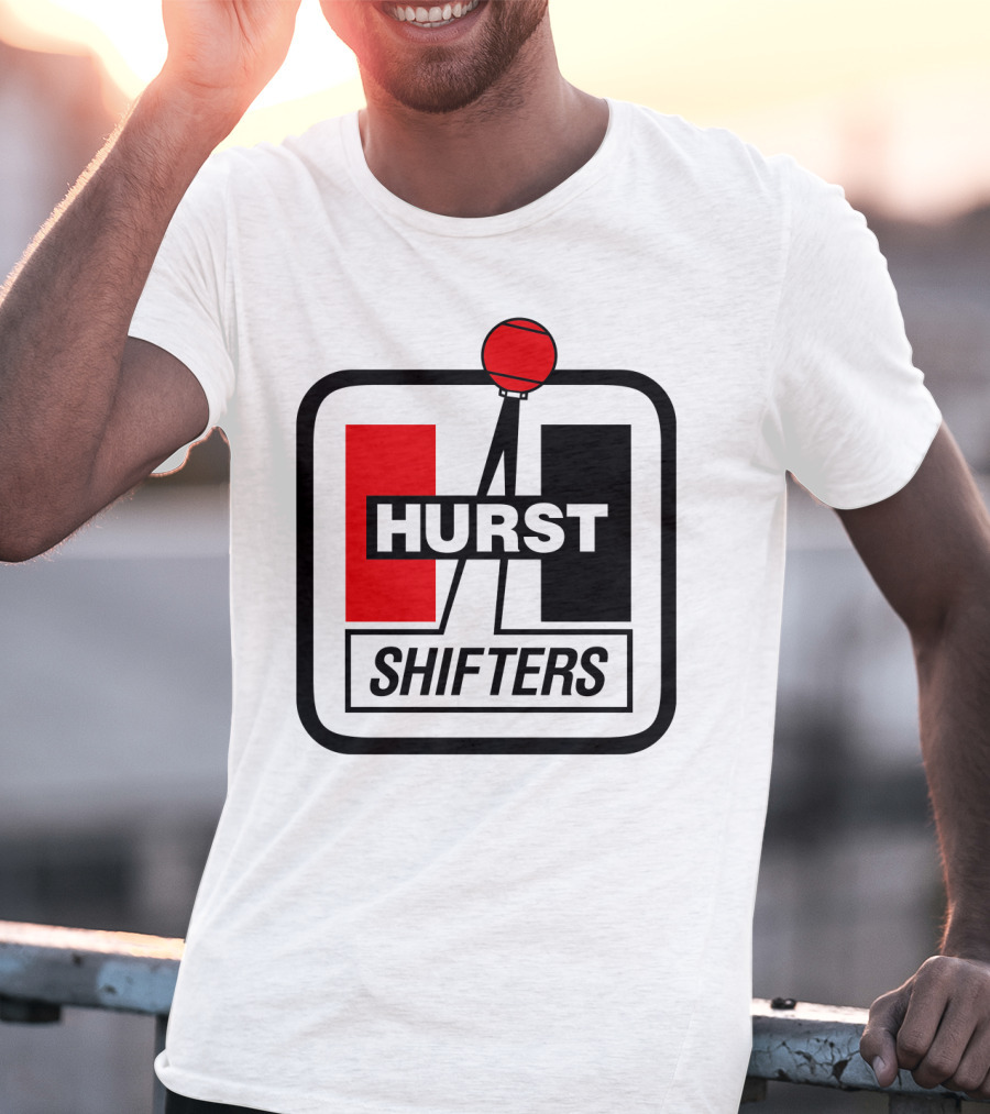 Hurst Shifters Logo Red And Black Gear Stick T-Shirt